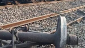 Goods Train Gets Derailed At West Bengal’s Jalpaiguri District