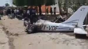 Trainee Pilot Killed as Training Aircraft Crashes in Gujarat’s Amreli