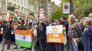 Indian Community in London Holds Strong Protest Against Pakistan After Pahalgam Attack