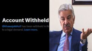 Pakistan Defence Minister’s X Account Suspended in India for Spreading Fake News