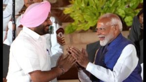 Union Minister Ravneet Bittu Meets PM Modi to Discuss Punjab’s Water Issues and Ludhiana By-Poll
