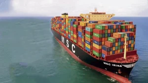 World’s Largest Container Ship, MSC IRINA, Docks at Vizhinjam Port in Landmark Moment for India