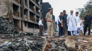 PM Modi Visits Ahmedabad Plane Crash Site, Meets Injured at Hospital