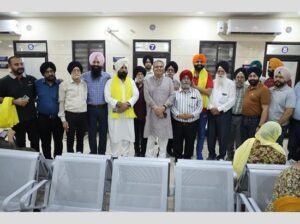 AAP Candidate Sanjeev Arora Visits Charitable Hospital, Urges High Voter Turnout in Ludhiana Bypoll