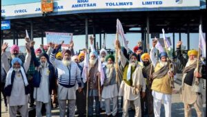 Attari Villagers Protest Toll Collection, Demand Exemption Restoration