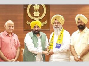 Senior SAD Leader Harmeet Singh Sandhu Joins AAP Ahead of Tarn Taran Bypoll