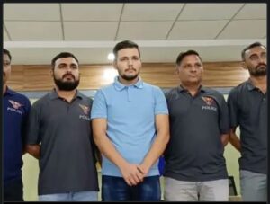 Ali Meghat Al-Azhar, a 23-year-old Syrian national, was taken into custody in Ahmedabad.