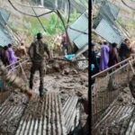 A massive landslide.