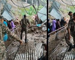 A massive landslide.