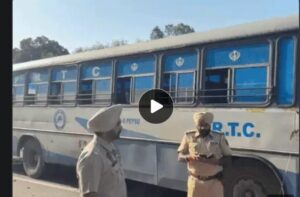 Jalandhar: A small truck and a PRTC bus clash.
