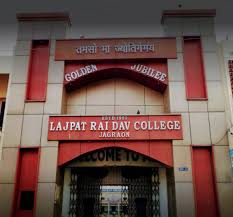 Teachers' protest at Jagran's DAV College in Ludhiana.