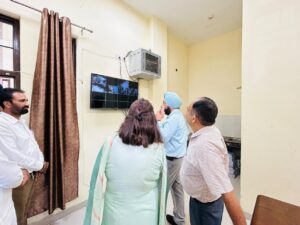 PCS carried out the quarterly inspection of the EVM/VVPAT warehouse.