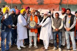 BJP Leader Gurdarshan Singh Saini from Dera Bassi Inaugurates the Chhinj (Wrestling).