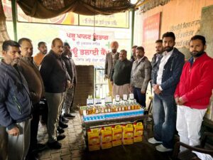 ਗਊ ਸੇਵਾ ਸੰਮਤੀ ਨਵੀਂ ਦਾਣਾ ਮੰਡੀ ਵਿਖੇ ਗਊ ਭਲਾਈ ਕੈਂਪ ਲਗਾਇਆ