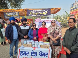 ਜ਼ਿਲ੍ਹਾ ਅਤੇ ਸਟੇਟ ਰੈੱਡ ਕਰਾਸ ਵਲੋਂ ਗੁਰਦੁਆਰਾ ਸ੍ਰੀ ਭੱਠਾ ਸਾਹਿਬ ਵਿਖੇ ਤਿੰਨ ਦਿਨਾਂ ਲਈ ਫਸਟ ਏਡ ਪੋਸਟ ਲਗਾਈ