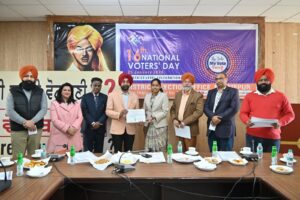 ਜ਼ਿਲ੍ਹਾ ਪ੍ਰਸ਼ਾਸਨ ਫ਼ਿਰੋਜ਼ਪੁਰ ਵੱਲੋਂ 16ਵਾਂ ਰਾਸ਼ਟਰੀ ਵੋਟਰ ਦਿਵਸ ਉਤਸ਼ਾਹ ਨਾਲ ਮਨਾਇਆ ਗਿਆ।