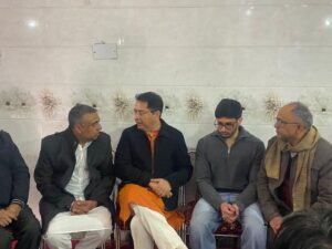 ਕੈਬਨਿਟ ਮੰਤਰੀ ਅਮਨ ਅਰੋੜਾ ਵੱਲੋਂ ਸ਼ਾਮ ਲਾਲ ਗੋਇਲ ਨੂੰ ਸ਼ਰਧਾ ਪੁਸ਼ਪ ਅਰਪਿਤ