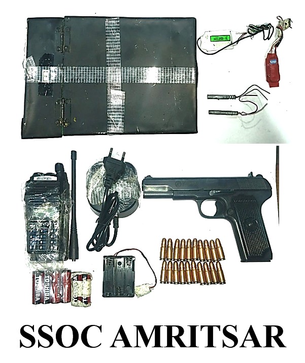 ਪੰਜਾਬ ਪੁਲਿਸ ਨੇ ਪਾਕਿ-ਅਧਾਰਤ ਮਾਡਿਊਲ ਦਾ ਪਰਦਾਫਾਸ਼ ਕਰਕੇ ਇੱਕ ਹੋਰ ਅੱਤਵਾਦੀ ਸਾਜ਼ਿਸ਼ ਨੂੰ ਕੀਤਾ ਨਾਕਾਮ; ਆਈਡੀ ਅਤੇ ਪਿਸਤੌਲ ਸਮੇਤ ਮੁਲਜ਼ਮ ਗ੍ਰਿਫ਼ਤਾਰ