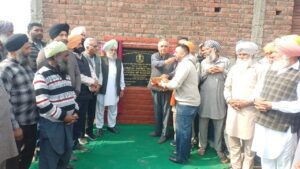 61 ਲੱਖ ਰੁਪਏ ਦੀ ਲਾਗਤ ਨਾਲ ਪਿੰਡ ਚੱਗੂਵਾਲ ਤੇ ਬਲੱਗਣ ਵਿੱਚ ਸੜਕਾਂ ਦਾ ਨਿਰਮਾਣ ਕਾਰਜਾਂ ਦੇ ਰੱਖੇ ਨੀਂਹ ਪੱਥਰ