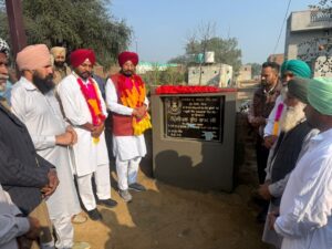 ਵਿਧਾਇਕ ਬੁੱਧ ਰਾਮ ਵੱਲੋਂ ਪਿੰਡ ਗੁੜੱਦੀ ਵਿੱਚ ਸਕੂਲ ਦੇ ਕਮਰੇ ਅਤੇ ਸ਼ੈੱਡ ਦਾ ਉਦਘਾਟਨ