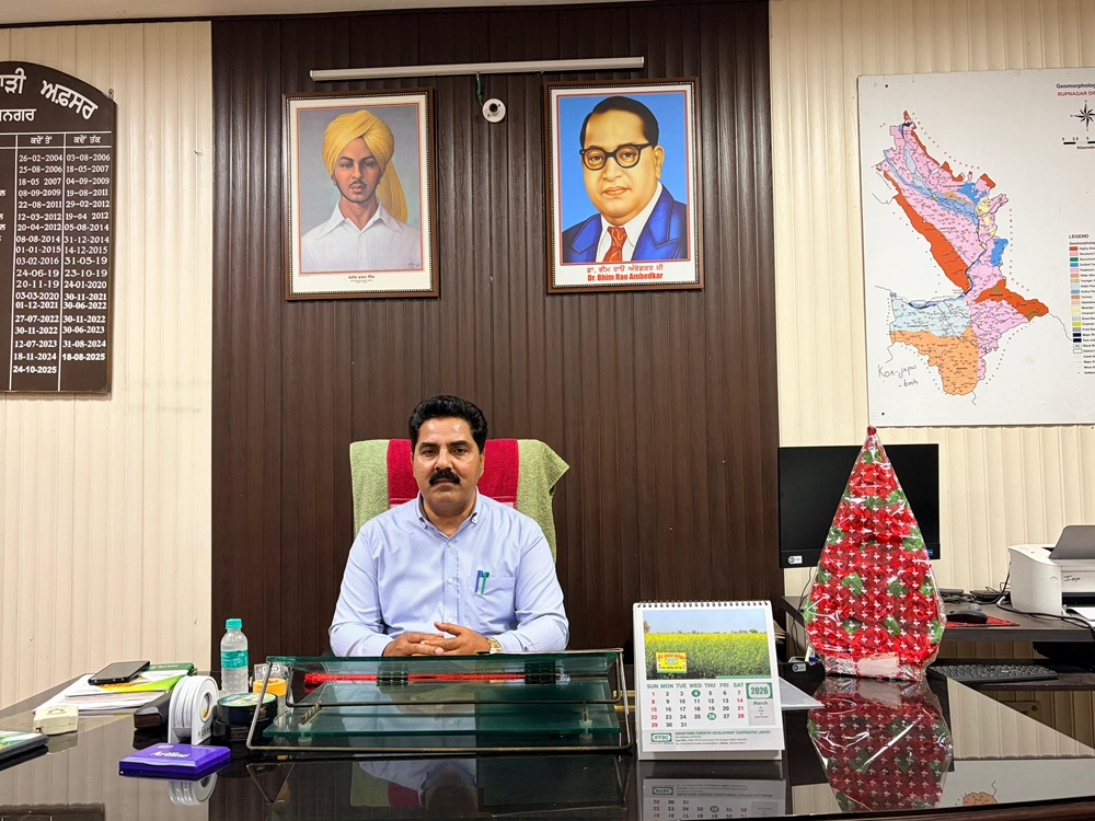 ਡਾ. ਵਿਨੈ ਕੁਮਾਰ ਨੇ ਮੁੱਖ ਖੇਤੀਬਾੜੀ ਅਫ਼ਸਰ ਰੂਪਨਗਰ ਵਜੋਂ ਸੰਭਾਲਿਆ ਅਹੁਦਾ