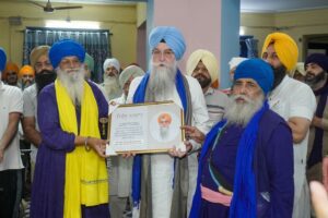 ਪੰਜਾਬ ਵਿੱਚ ਬੇਅਦਬੀ ਵਿਰੋਧੀ ਕਾਨੂੰਨ ਲਾਗੂ ਕਰਨ ਲਈ ਸਪੀਕਰ ਸੰਧਵਾਂ ਦਾ ਵਿਸ਼ੇਸ਼ ਸਨਮਾਨ