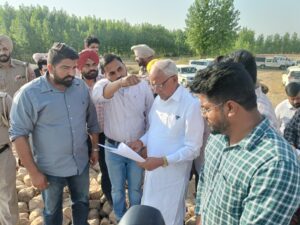 ਪੰਜਾਬ ਸਰਕਾਰ ਵੱਲੋਂ ਅਗੰਮਪੁਰ ਪੁਲ ਦੀ ਸੁਰੱਖਿਆ ਲਈ 19.72 ਕਰੋੜ ਰੁਪਏ ਦੇ ਹੜ੍ਹ-ਰੋਕੂ ਕੰਮ ਜਾਰੀ: ਬਰਿੰਦਰ ਕੁਮਾਰ ਗੋਇਲ