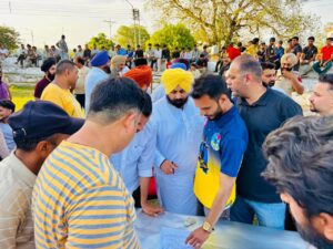 ਹਰਜੋਤ ਬੈਂਸ ਵੱਲੋਂ ਨੌਜਵਾਨਾਂ ਲਈ ਵਿਲੱਖਣ ਪਹਿਲ, ਪੰਜਾਬ ਦੀ ਸਭ ਤੋਂ ਵੱਡੀ ਪ੍ਰੀਮੀਅਰ ਲੀਗ ਨੰਗਲ ਵਿੱਚ ਸ਼ੁਰੂ