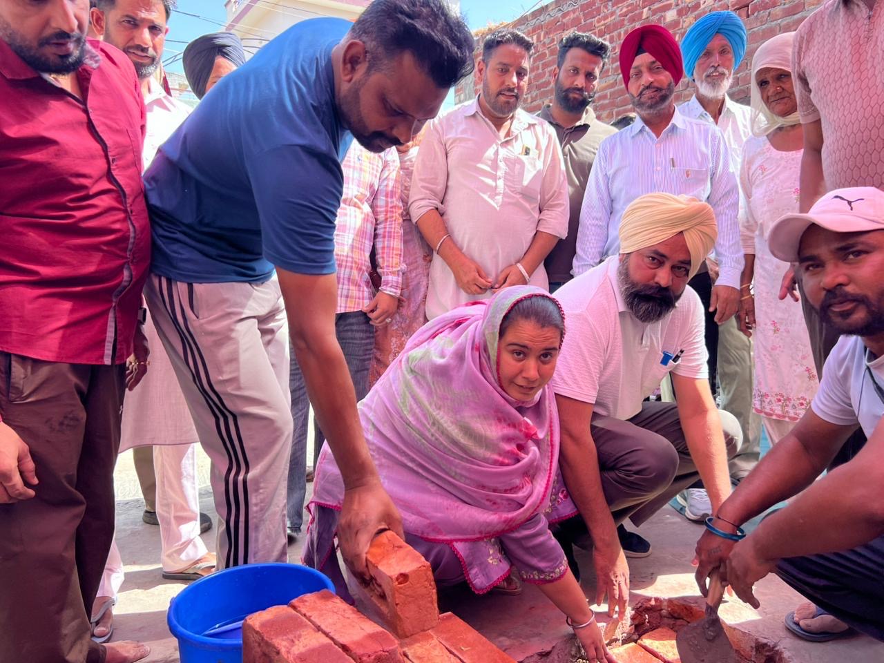 ਵਿਧਾਇਕਾ ਨਰਿੰਦਰ ਕੌਰ ਭਰਾਜ ਵੱਲੋਂ ਤਿੰਨ ਪਿੰਡਾਂ ‘ਚ ਵਿਕਾਸ ਕਾਰਜਾਂ ਦੀ ਸ਼ੁਰੂਆਤ